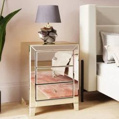 KARE Design Kommode Schmal Luxury 3 Schube- Kommoden & Sideboards