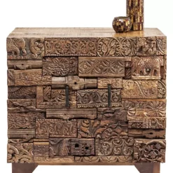 KARE Design Kommode Shanti Surprise Puzzle Nature- Kommoden & Sideboards