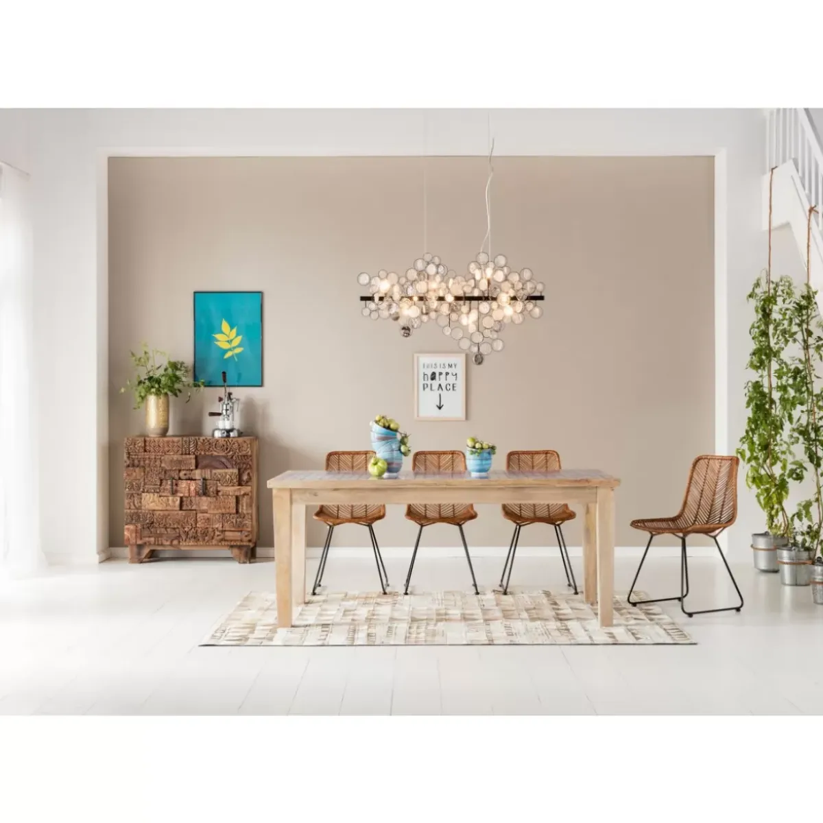 KARE Design Kommode Shanti Surprise Puzzle Nature- Kommoden & Sideboards