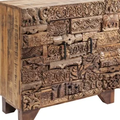 KARE Design Kommode Shanti Surprise Puzzle Nature- Kommoden & Sideboards