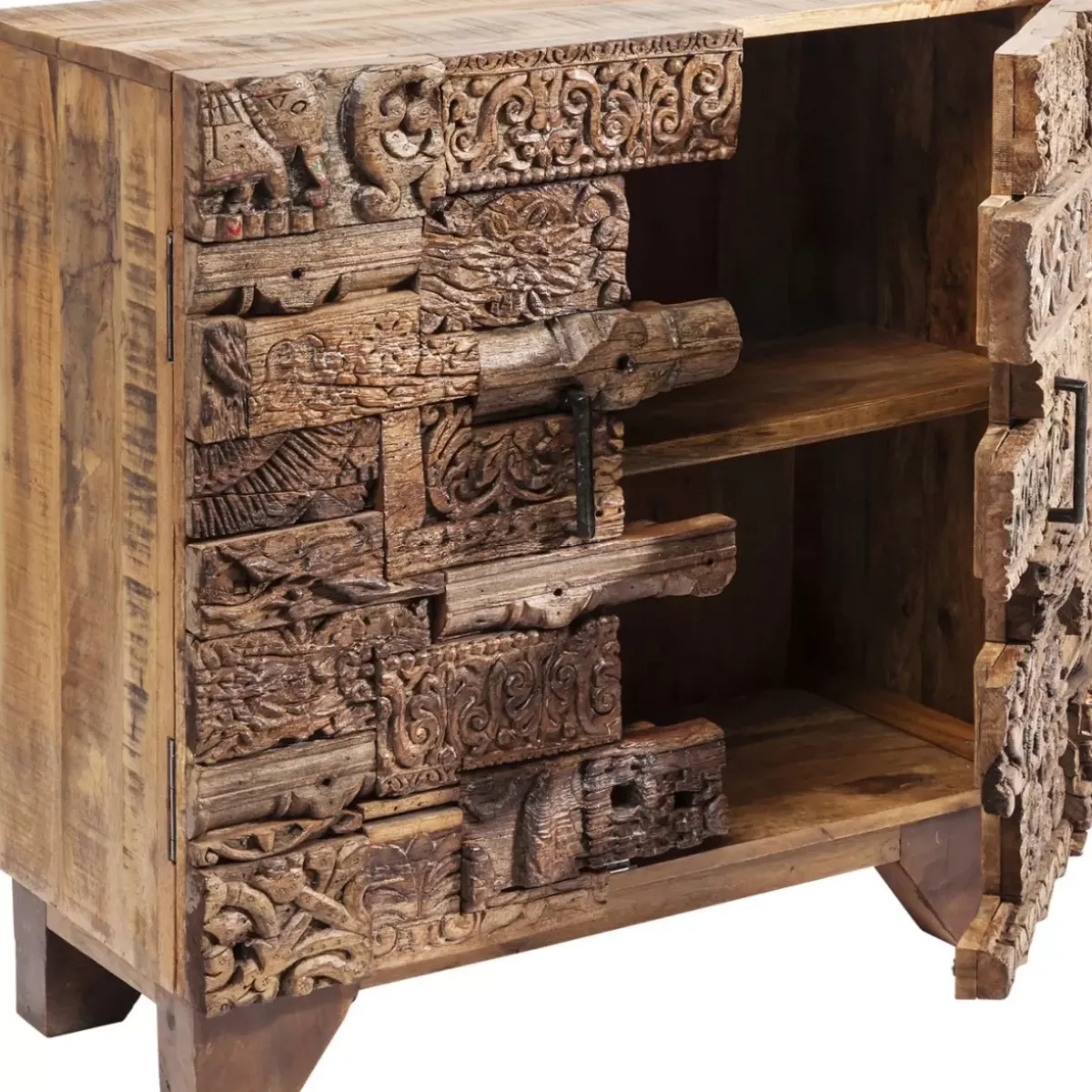 KARE Design Kommode Shanti Surprise Puzzle Nature- Kommoden & Sideboards