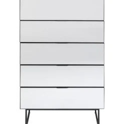 KARE Design Kommode Soran 5 Schube Schwarz 65X114Cm- Kommoden & Sideboards