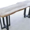KARE Design Konsole Alfredo Versteinertes Holz- Tische