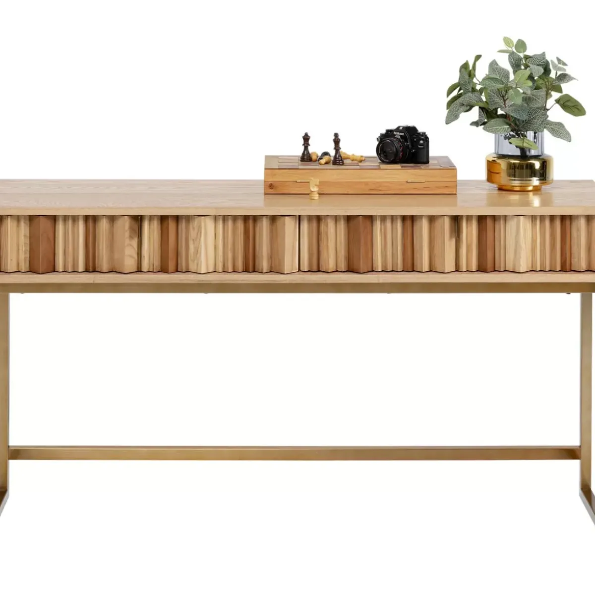 KARE Design Konsole Concertina Natur 136X40Cm- Kommoden & Sideboards