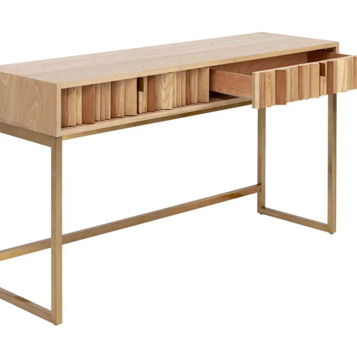 KARE Design Konsole Concertina Natur 136X40Cm- Kommoden & Sideboards