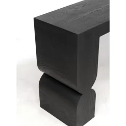 KARE Design Konsole Curve Schwarz 120X76Cm- Kommoden & Sideboards