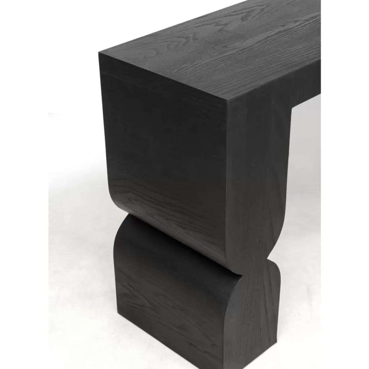 KARE Design Konsole Curve Schwarz 120X76Cm- Kommoden & Sideboards