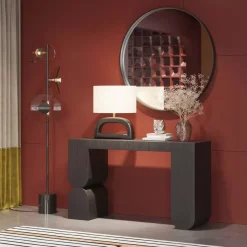 KARE Design Konsole Curve Schwarz 120X76Cm- Kommoden & Sideboards