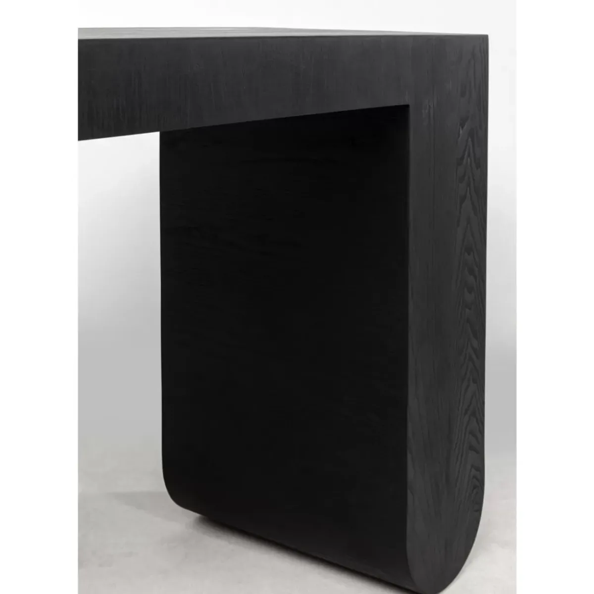 KARE Design Konsole Curve Schwarz 120X76Cm- Kommoden & Sideboards