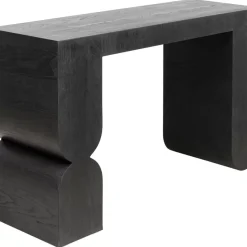 KARE Design Konsole Curve Schwarz 120X76Cm- Kommoden & Sideboards