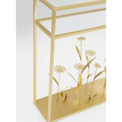 KARE Design Konsole Flower Meadow Gold 100- Kommoden & Sideboards