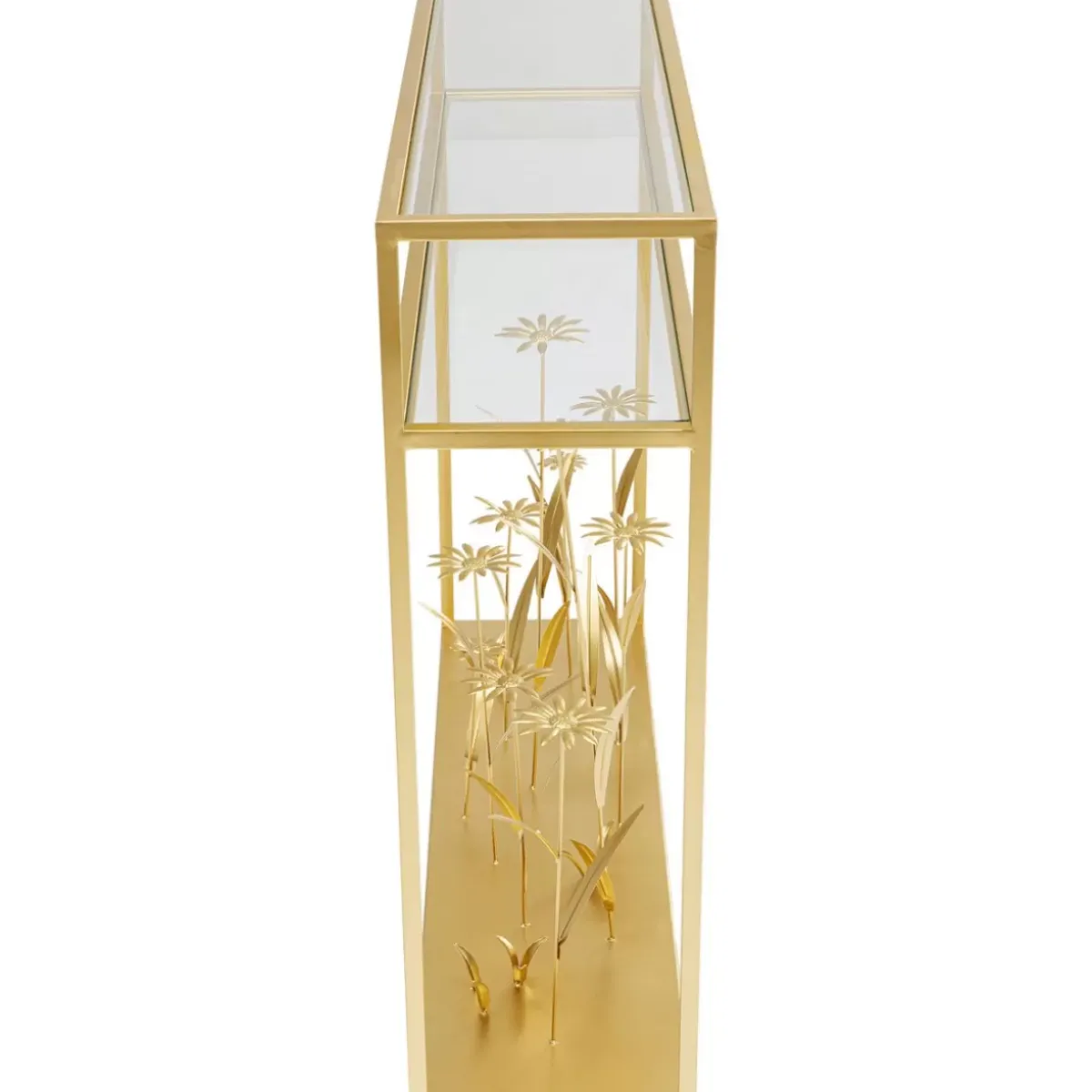 KARE Design Konsole Flower Meadow Gold 100- Kommoden & Sideboards