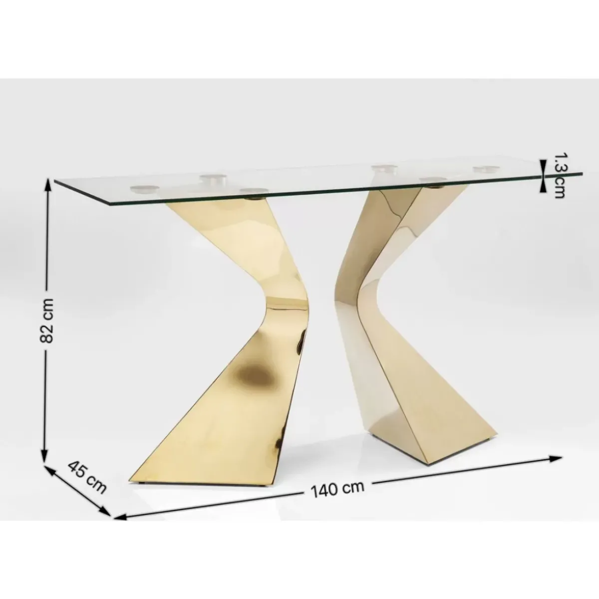 KARE Design Konsole Gloria Chrome- Kommoden & Sideboards