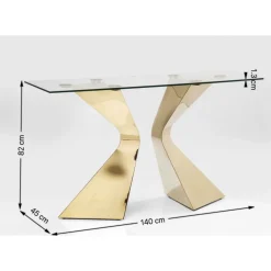 KARE Design Konsole Gloria Gold- Kommoden & Sideboards