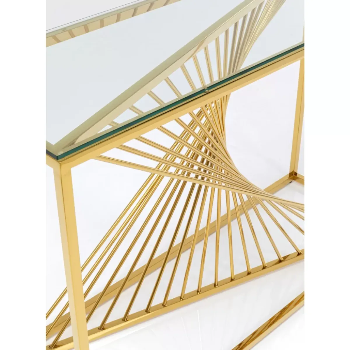 KARE Design Konsole Laser Gold 120X40- Kommoden & Sideboards