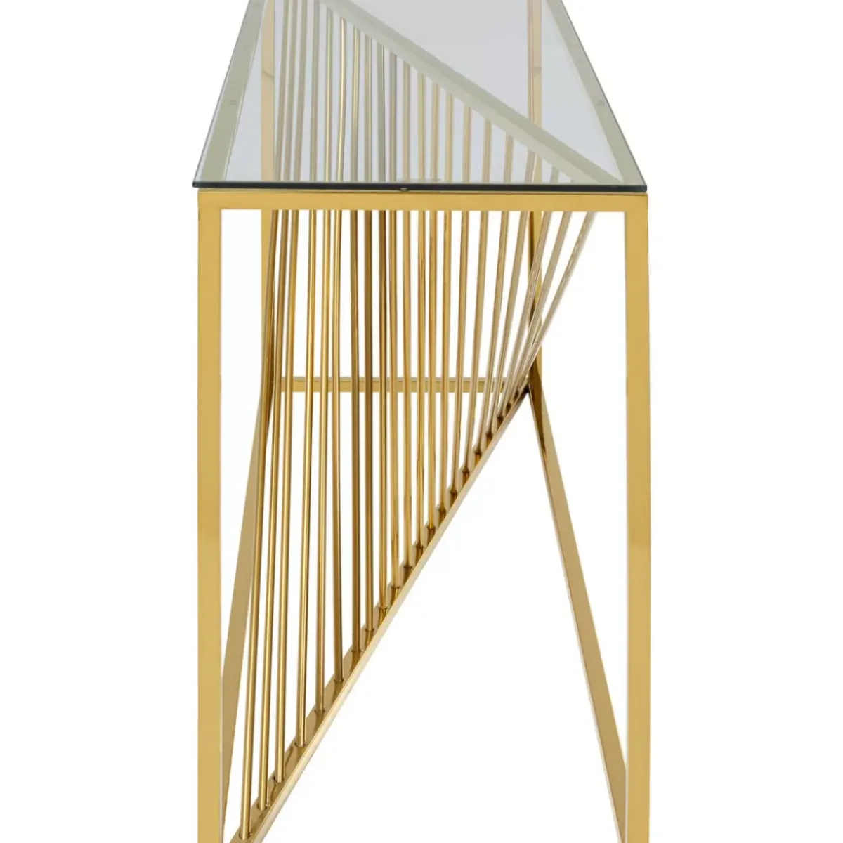 KARE Design Konsole Laser Gold 120X40- Kommoden & Sideboards