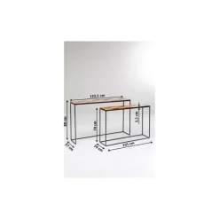 KARE Design Konsole Lisboa (2/Set)- Kommoden & Sideboards