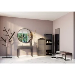 KARE Design Konsole Luxury Push Grau- Kommoden & Sideboards