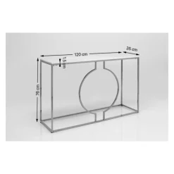 KARE Design Konsole Miami Loft Schwarz 120X75Cm- Kommoden & Sideboards