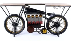 KARE Design Konsole Motorbike Schwarz- Kommoden & Sideboards
