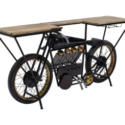KARE Design Konsole Motorbike Schwarz- Kommoden & Sideboards