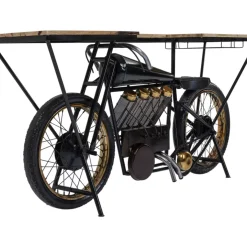 KARE Design Konsole Motorbike Schwarz- Kommoden & Sideboards