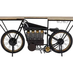 KARE Design Konsole Motorbike Schwarz- Kommoden & Sideboards