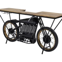 KARE Design Konsole Motorbike Schwarz- Kommoden & Sideboards