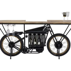 KARE Design Konsole Motorbike Schwarz- Kommoden & Sideboards