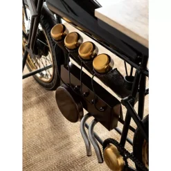 KARE Design Konsole Motorbike Schwarz- Kommoden & Sideboards
