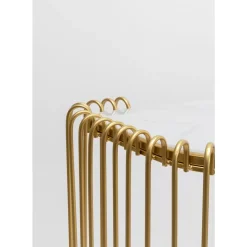 KARE Design Konsole Wire Glas Marble Gold 142X89Cm- Kommoden & Sideboards