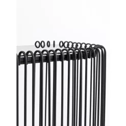 KARE Design Konsole Wire Glas Schwarz 142X89Cm- Kommoden & Sideboards