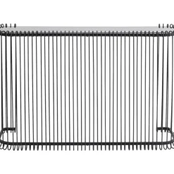 KARE Design Konsole Wire Glas Schwarz 142X89Cm- Kommoden & Sideboards