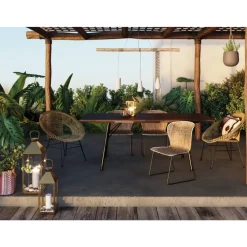 KARE Design Laterne Giardino Gold (4/Set)- Kerzenständer & Laternen