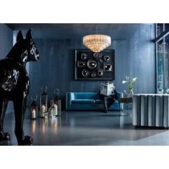 KARE Design Laterne Giardino Silver (4/Set)- Kerzenständer & Laternen