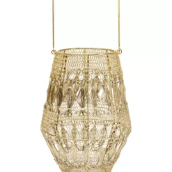 KARE Design Laterne Hayat Brass 33Cm- Kerzenständer & Laternen
