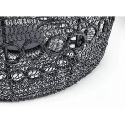 KARE Design Laterne Hayat Cone Schwarz 37Cm- Kerzenständer & Laternen