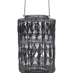 KARE Design Laterne Hayat Schwarz 37Cm- Kerzenständer & Laternen