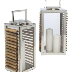 KARE Design Laterne Lamella (2/Set)- Kerzenständer & Laternen