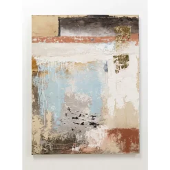 KARE Design Leinwandbild Art Splash Blau 90X120Cm- Bilder