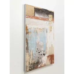 KARE Design Leinwandbild Art Splash Blau 90X120Cm- Bilder