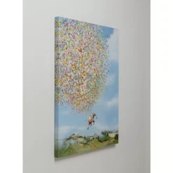 KARE Design Leinwandbild Flying Elephant In Day 120X160Cm- Bilder
