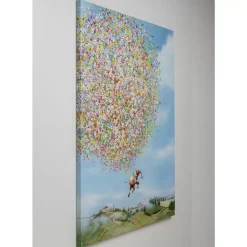KARE Design Leinwandbild Flying Elephant In Day 80X100Cm- Bilder
