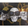 KARE Design Leinwandbild Skull Gang 90X120- Bilder
