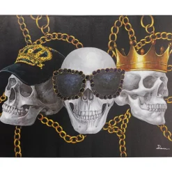 KARE Design Leinwandbild Skull Gang 90X120- Bilder