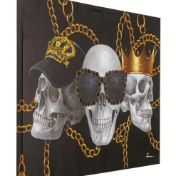 KARE Design Leinwandbild Skull Gang 90X120- Bilder