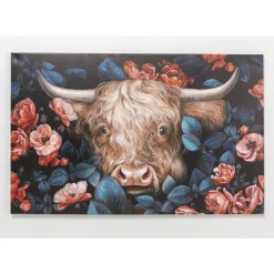 KARE Design Leinwandbild Yak In Flower 140X90Cm- Bilder