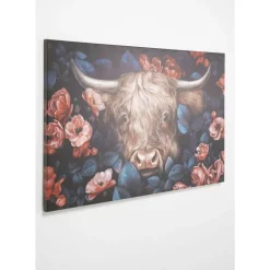 KARE Design Leinwandbild Yak In Flower 140X90Cm- Bilder