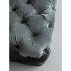 KARE Design Liege Bottone Velvet Grau- Sofas & Couches