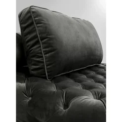 KARE Design Liege Bottone Velvet Grau- Sofas & Couches